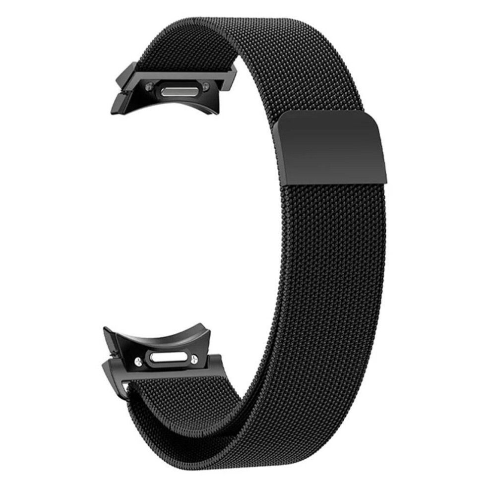 (, Galaxy Watch 4 40Mm) Quick Fit Milanese No Gaps Band For Samsung Galaxy Watch 6 5 4 Classic 43Mm 47Mm 40Mm 44Mm 42 46Mm 5Pro 45Mm Magnetic Loo Black 3052202517388