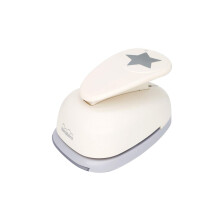 Bira 3 tum Star Lever Action Craft Punch, Julstans Punch för Pappershantverk