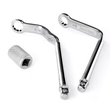 DURATECH Pro Distributor Clamp Wrench Set, SAE, 2-Piece, 1/2" & 9/16", 12 Point
