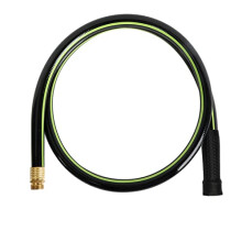 Worth Garden Leader Kort haveslange 3/4 in. x 4 ft. Ingen b?jet indf?ringsvandslange med han- til hunfittings PVC Holdbart haver?r med massiv mes