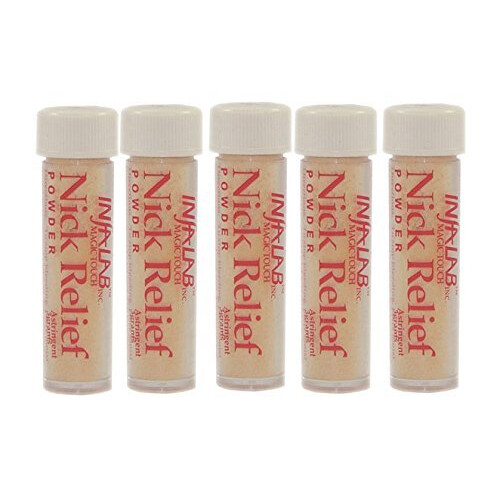 Infalab Nick Relief Styptic Powder, 5 Count