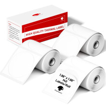 Phomemo Labels - 3 Rollen M110/M220/M221/M120/M200 Rond Cirkel Thermisch