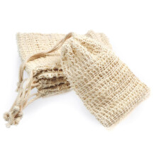 ZEPELOFFY Seifenbeutel, 5er Set Sisal Seifensäckchen für Peeling, Dusche, Waschen