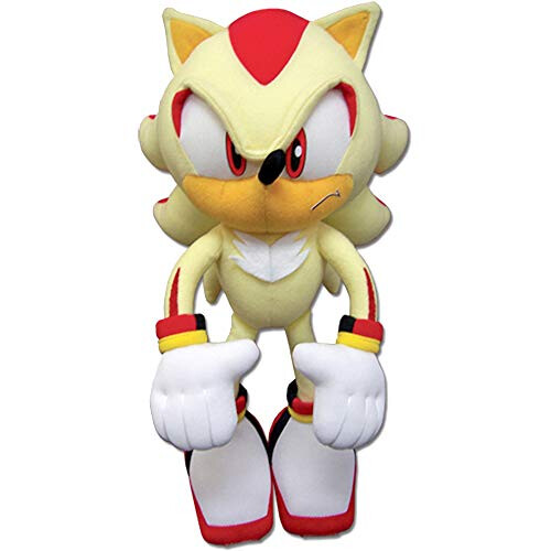 Sonic The Hedgehog Peluche Sonic The Hedgehog Super Shadow 12" Multicolore - Mod?le GE-52631, Great Eastern
