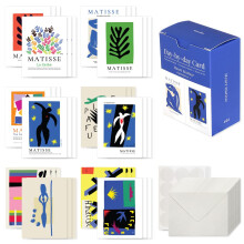 Monolike dia-a-dia Mini Card Henri Matisse Pintura Ver1-Misture 36 Mini Mensagem Card    nico 36 Envelopes 36 Pacote de adesivos