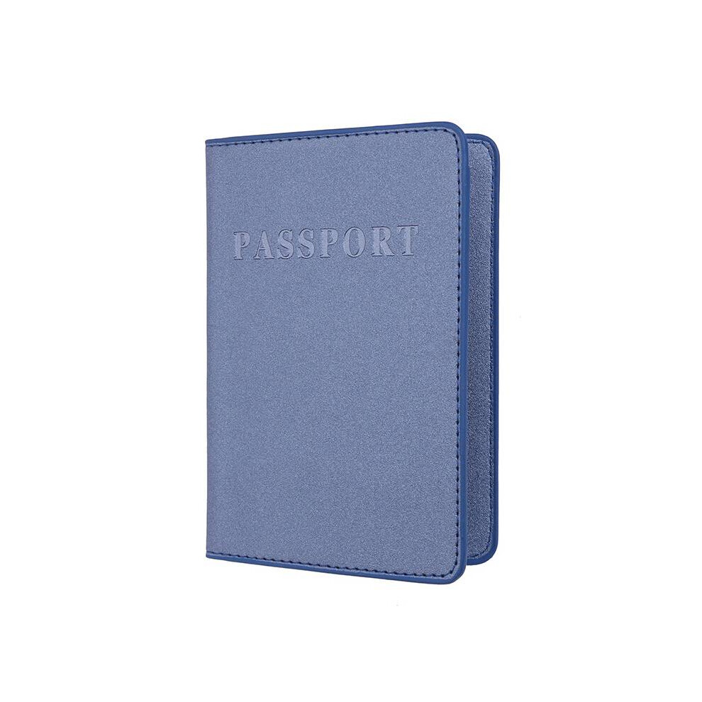 (Blue) Pu Passport Leather Holder Multi Card Travel Wallet Cover Multiple Compartments-image-OPC-PG28SC8-NEW