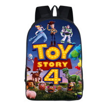 (#21) Story Toy 4 Buzz Woody Forky Kids Children Schoolbag Backpack Travel 16 Inch Bag