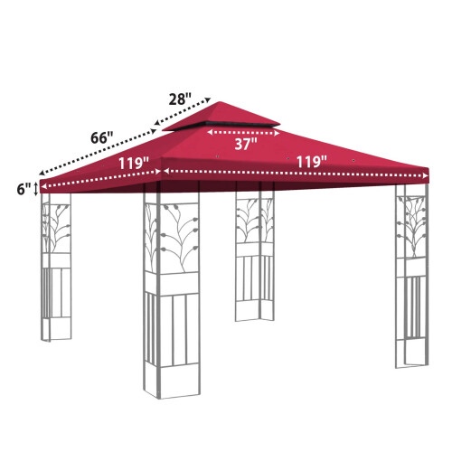BenefitUSA Ersatz-berdachung fr 10' 2