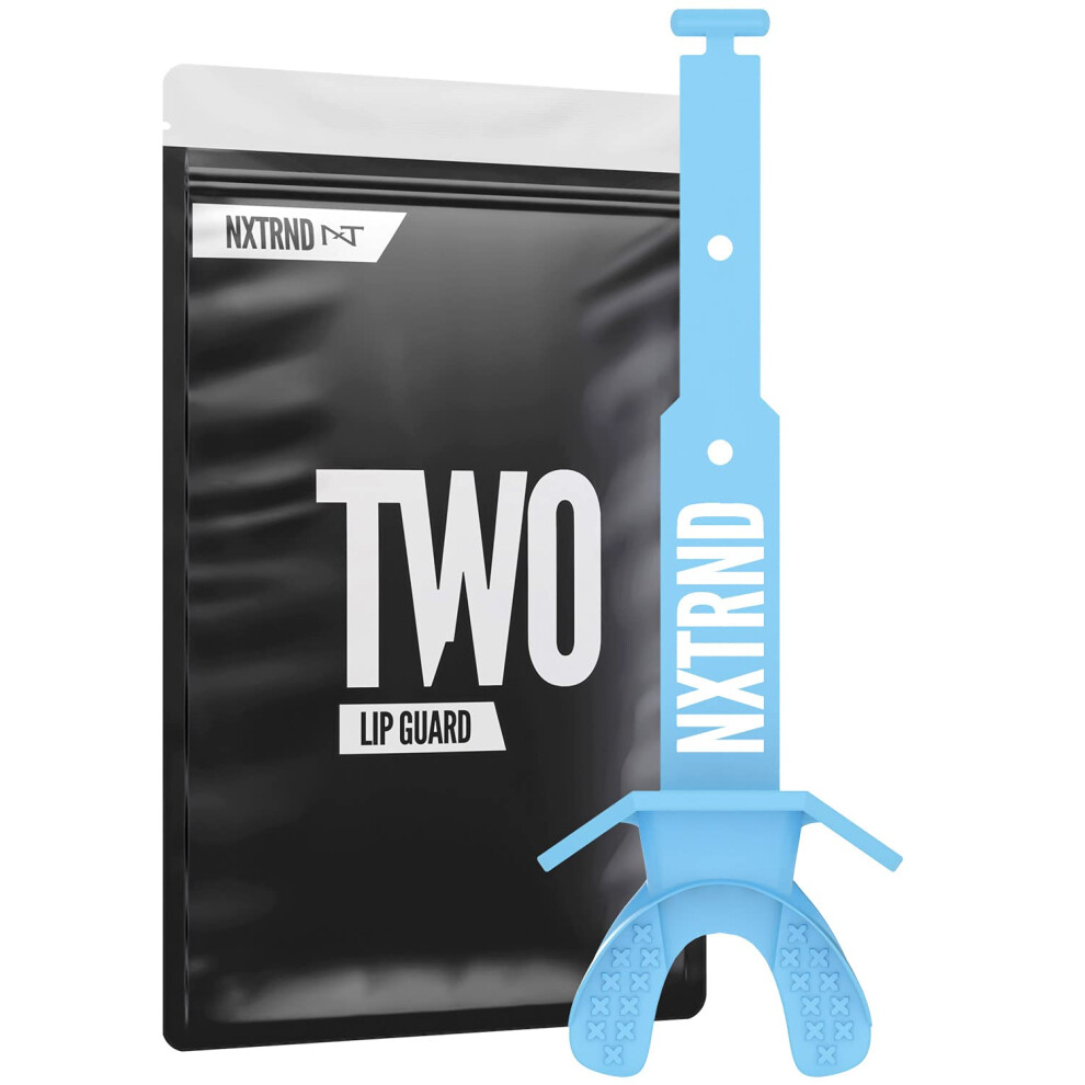 Nxtrnd - Bocchino Per Bocchino, Per Calcio, Bocchino Da Calcio, Per Bambini, Compatibile Con Bretelle, Cinturino Collegato (Blu Columbia)-image