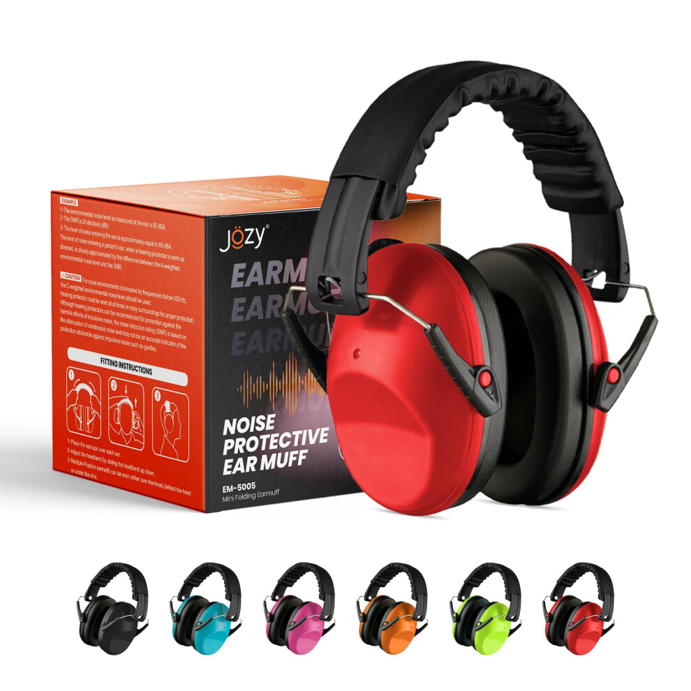 Jozy Noise Canceling Headphones for Kids  SNR 26dB Ear Protection for Autism  Sound Proof Sensory Muffs for Hearing  Concerts