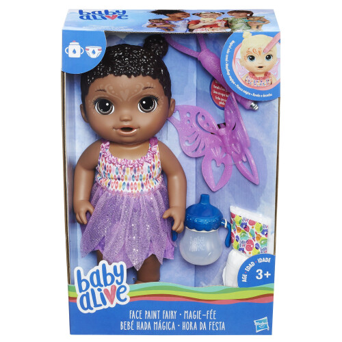 Vivo Baby Alive Νεράιδα με Μακιγιάζ (Αφροαμερικανική) 1