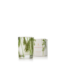 Bougie parfum?e Thymes Frasier Fir - Bougie de luxe senteur sapin, c?dre et bois de santal - 2 oz, id?al pour les f?tes.