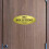 Lavazza Oval No Soliciting Skylt (Svart/Guld) Liten 5