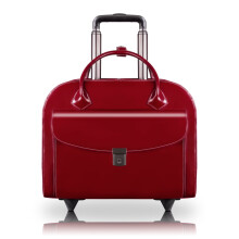 McKlein Edizione Limitata Valigetta Rolling per Laptop, Pelle Rossa (96146A) - Elegante e funzionale per professionisti in movimento.