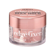 Red by Kiss Edge Fixer: Gel pentru margini cu fixare maximă de 24 de ore, cu biotină B7, fără fulgi, 101 floz
