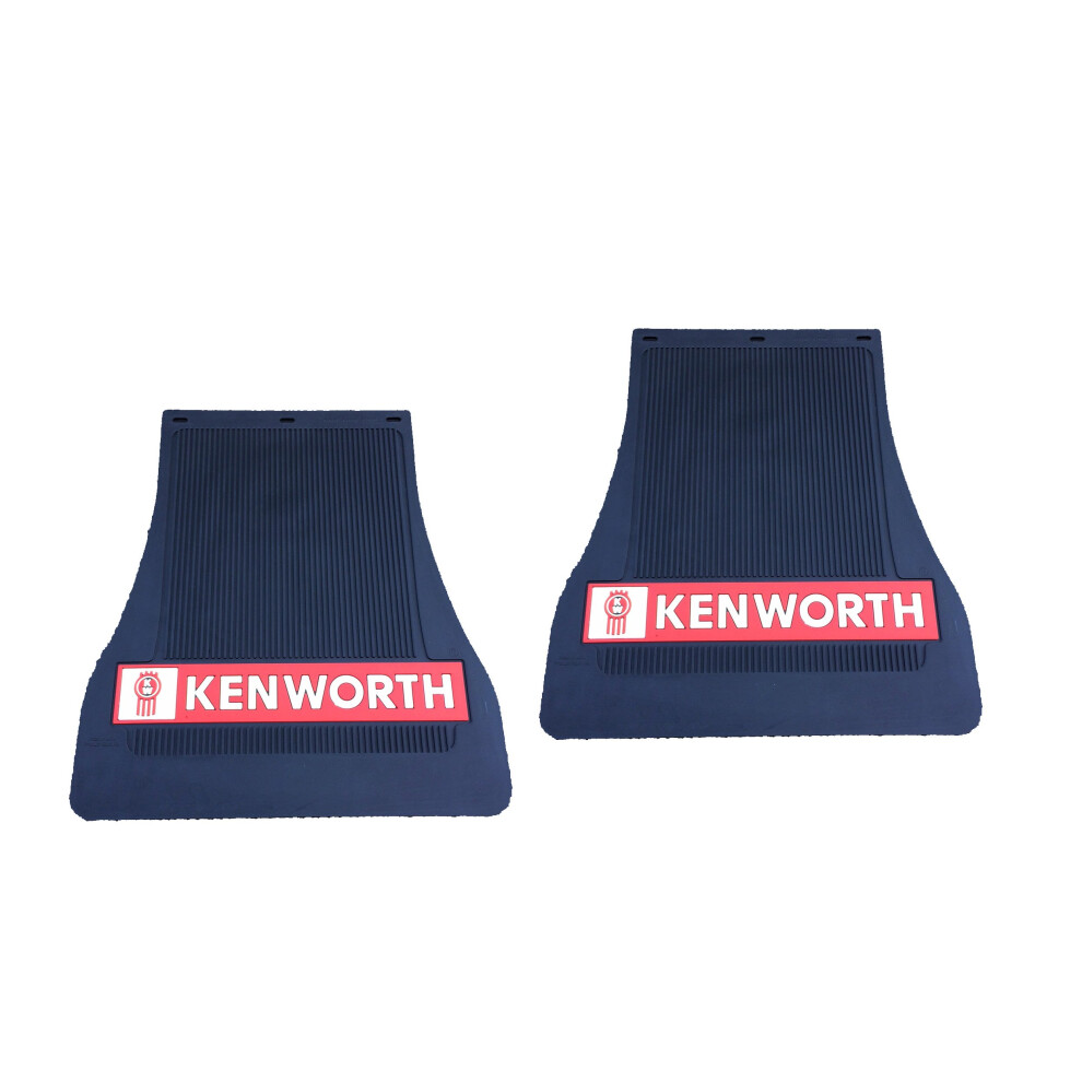 Kenworth Motors 13" X 18" X 20" Model Mf0001k Semi Truck Mud Flaps-Set 652012947851