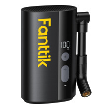 Bomba de Aire Eléctrica Fanttik X9 Ace Mini, 150PSI con Manómetro, Inflador Rápido para Bicicletas de Carretera y Montaña