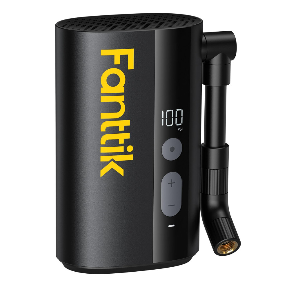 Fanttik X9 Ace Mini Bike Tire Pump  32s Fast Inflate Bike Pump with Guage  150PSI Electric Air Pump with Presta and Schrader Val