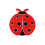 Navika Μπάλες Σημειώσεως Ladybug με Κλιπ Καπέλου 2