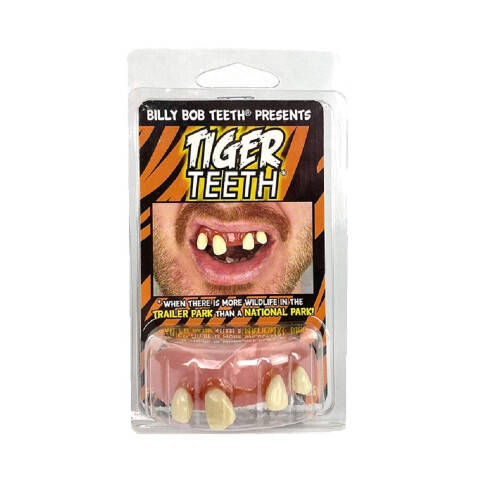 Billy-Bob Tiger Teeth 10106 - Exotic, Hollywood-Quality Novelty Teeth for a Wild Smile