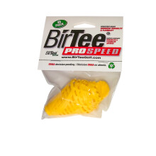 BirTee Golf-Tees  PRO Speed-Version mit verbesserter Haltbarkeit  8er-Pack. Indoor-Golf-Tees/Golfsimulator-Tees/Winter-Golf-Tees. (Gelb)