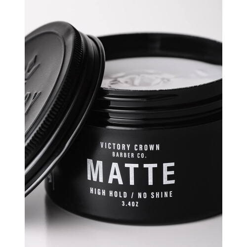 Victory Crown Matte Clay Pomade για Άνδρες - Υψηλή Στήριξη & Χωρίς Γυαλάδα - 3.4oz 2