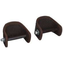Tough 1 Stirrup Turner  Brown  3 Inch (Set of 2)