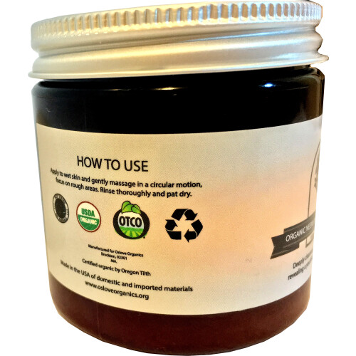 Οργανικό Scrub Προσώπου Neem και Κουρκουμά από Oslove Organics, πιστοποιημένο USDA. 2