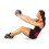 CAP Barbell Gummiboll, 4,5 kg, Röd 3