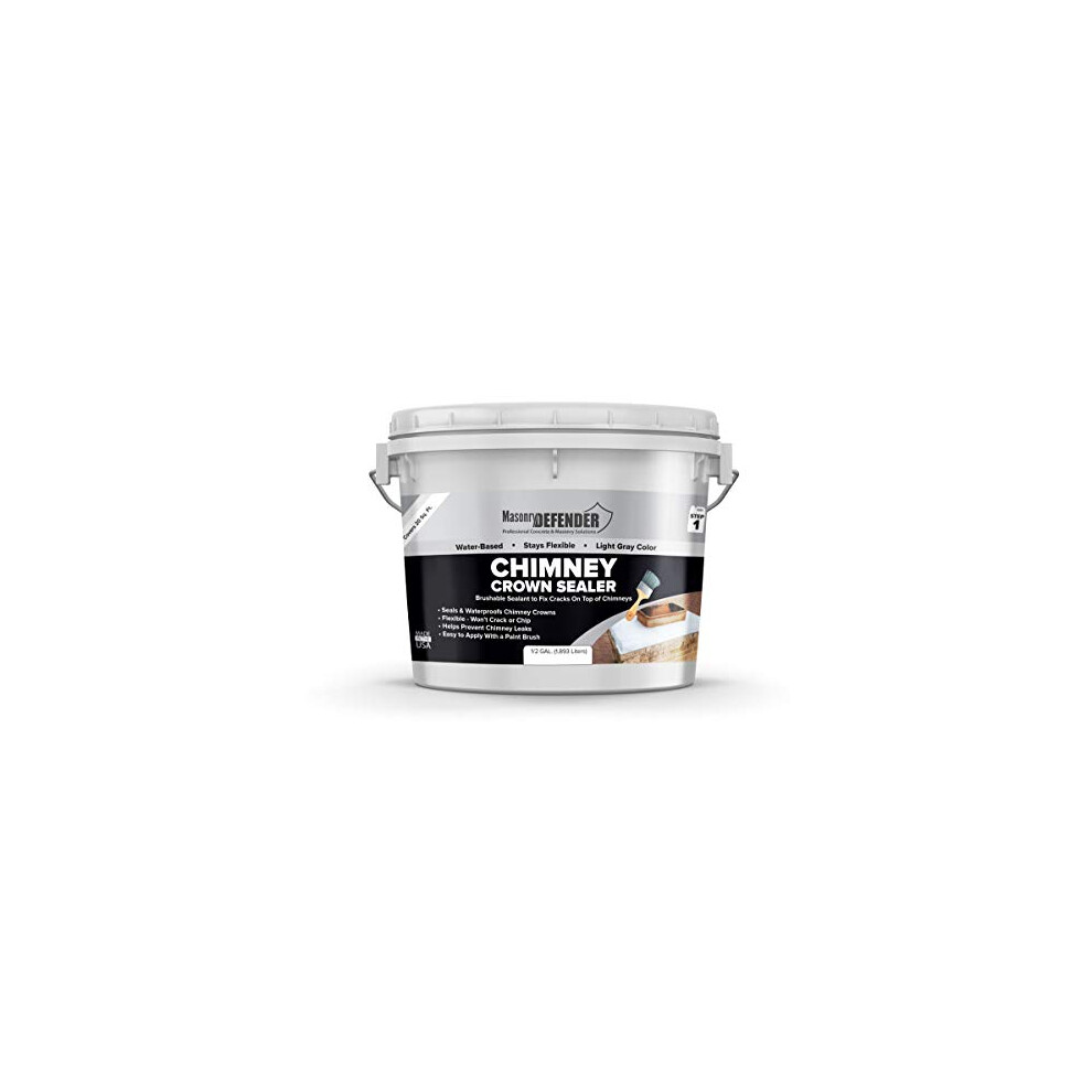 Masonrydefender Chimney Crown Sealer Brushable Sealant Fixes Cracked 709057000918