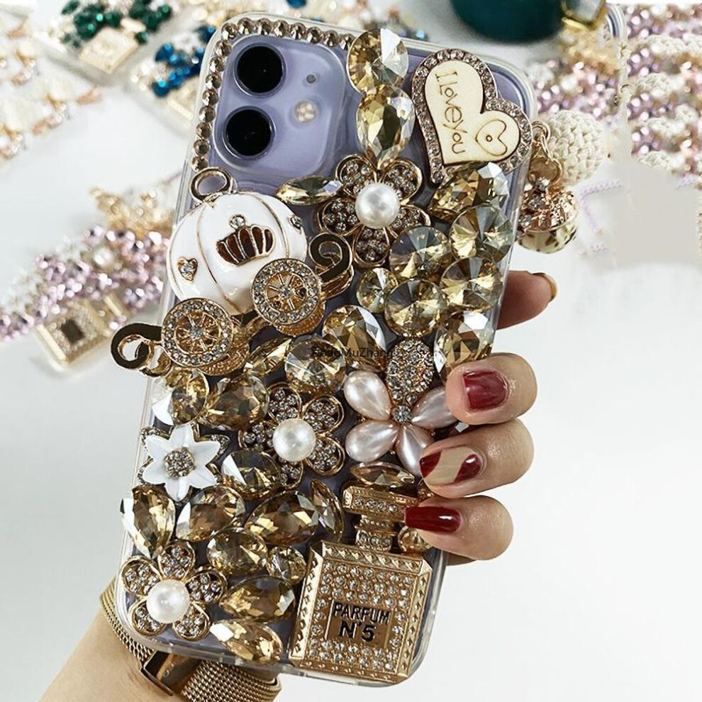 (gold, samsung A23) Luxury Shiny Diamond Crystal Rhinestone Sparkly Case For Redmi Note 11 10 9t 9a 10c Poco M4 X4 Pro/iphone 14 13 12 11/samsung S22 S21 S20 A52 A53 A13