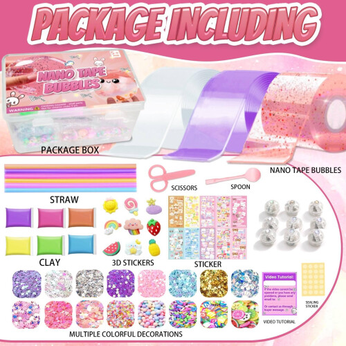 Jimcii 64 PCs Nano Tape Bubble Bubble 1