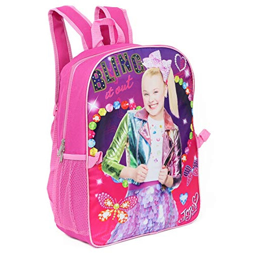 Σακίδιο Jojo Siwa με Αποσπώμενη Τσάντα Γεύματος - ροζ πολύχρωμο, ένα μέγεθος 1