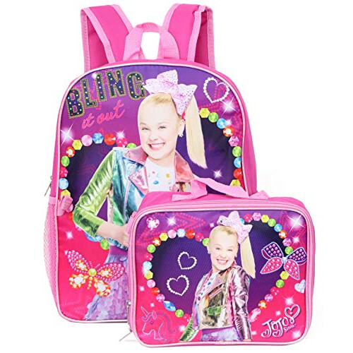 Σακίδιο Jojo Siwa με Αποσπώμενη Τσάντα Γεύματος - ροζ πολύχρωμο, ένα μέγεθος