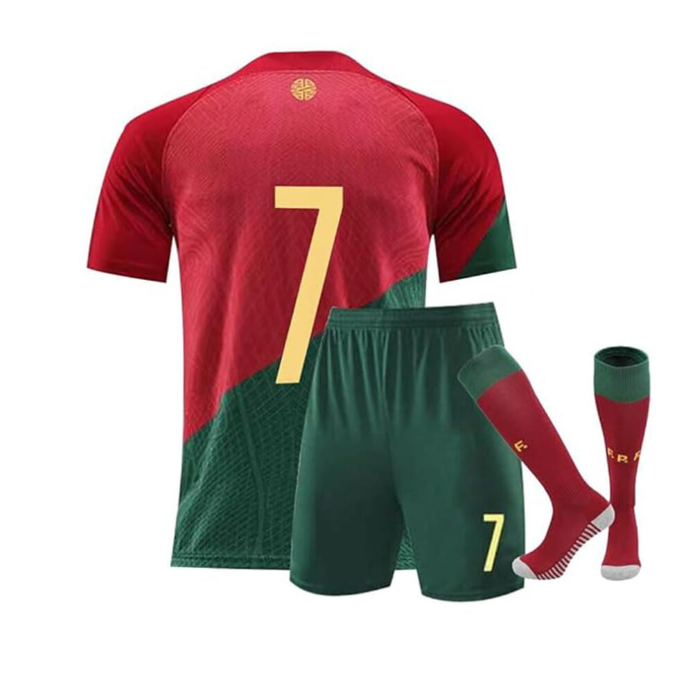 Ruhapu Maglia Da Calcio Per Ragazzi Maglia Da Calcio Per Bambini Maglia Da Calcio Per Ragazzi #7 T-Shirt