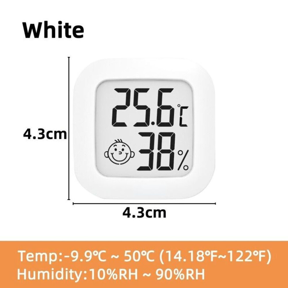(white) Home Hydrometer Gauge Sensor Temperature Humidity Meter Tool Mini LCD Digital Thermometer Hygrometer Indoor Temperature
