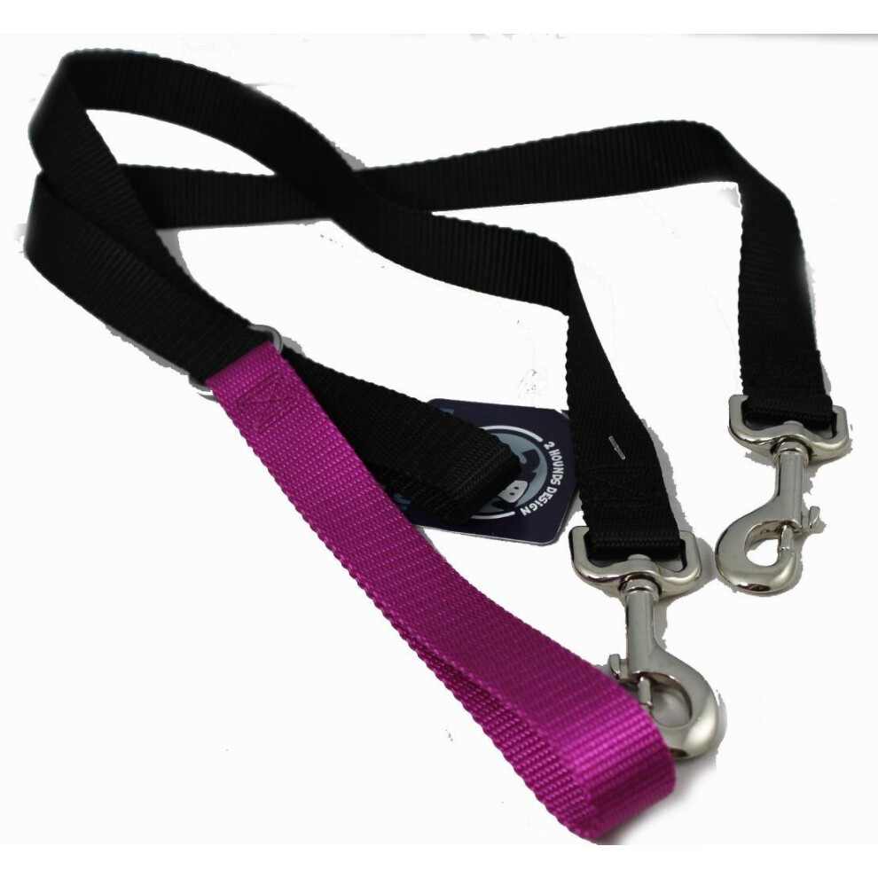 Laisse d'entra?nement sans traction 2 Hounds Design Freedom de 1 pouce Fonctionne UNIQUEMENT avec