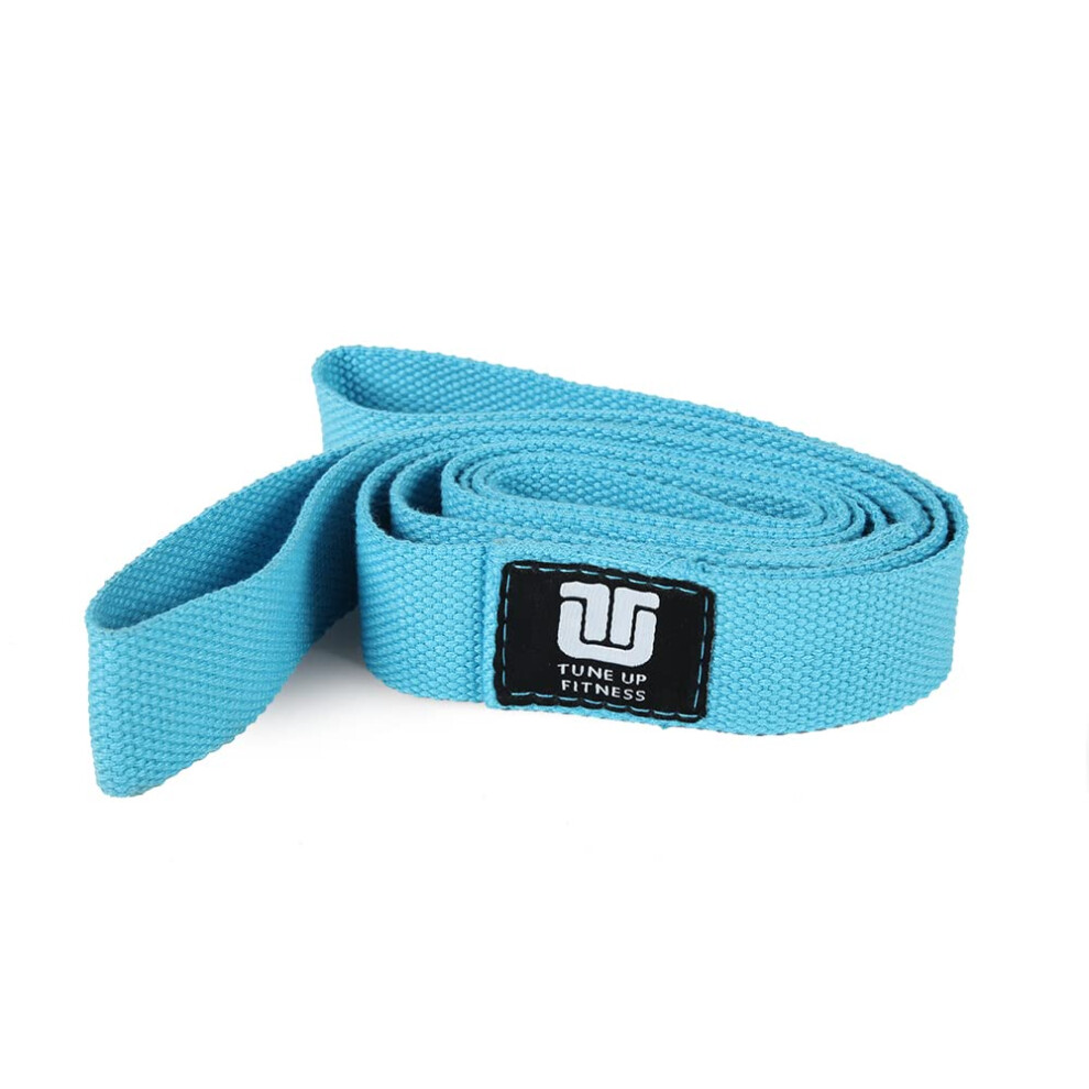 Perfect Fitness Tune Up Fitness - Double Loop Yoga Stretching Strap For Physical Therapy Yoga Working Out | Excellent Leg Shoulder & Hamstring Stretcher & Yoga Str