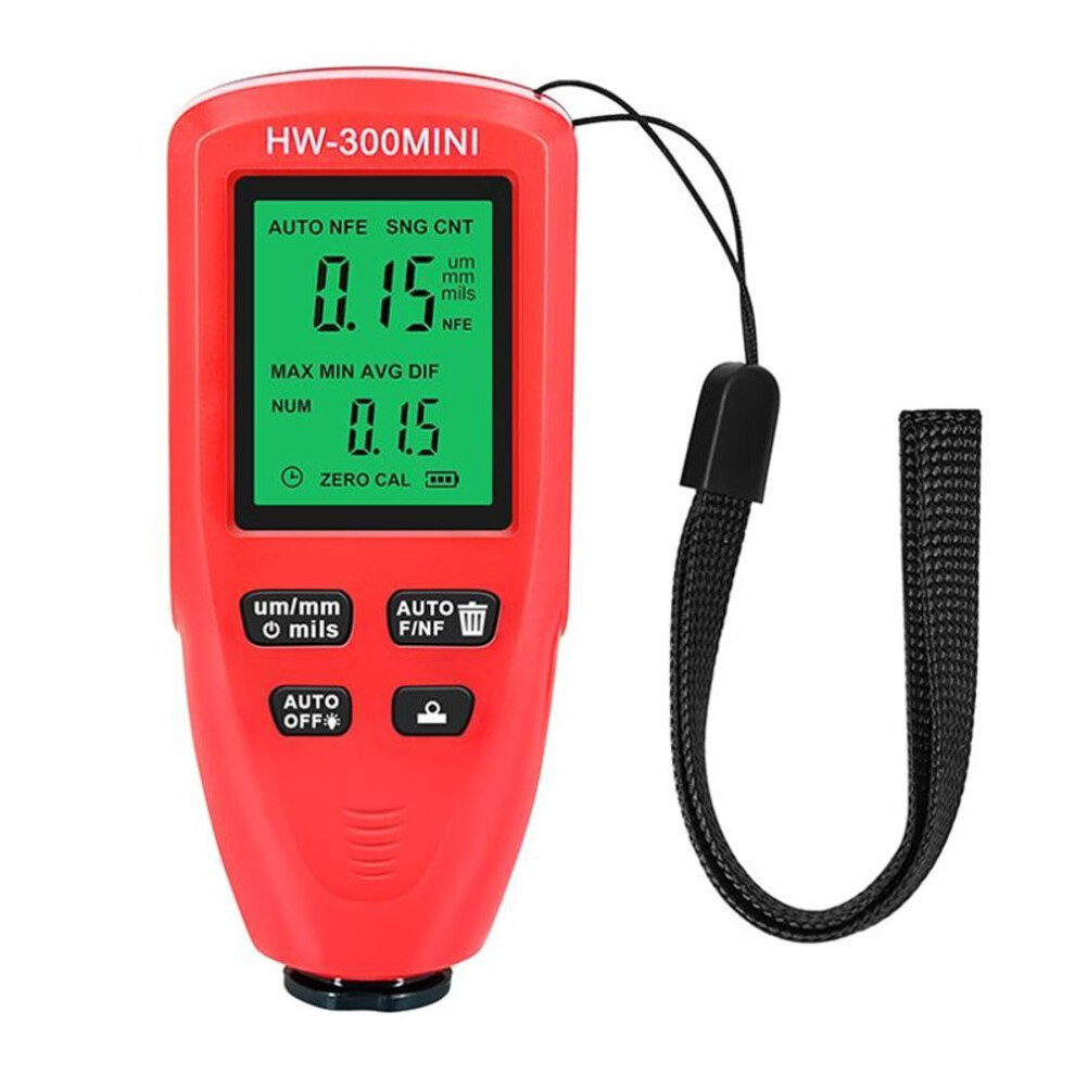 (red) Paint Thickness Gauge Car Coating Thickness Meter for Used Car Buyers Paint Mil Thickness Meter Gauge Check The Car&apos;s Original Coating