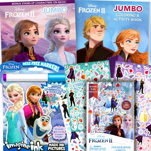Disney Frozen 2 Βιβλίο Ζωγραφικής & Σετ Αυτοκόλλητων