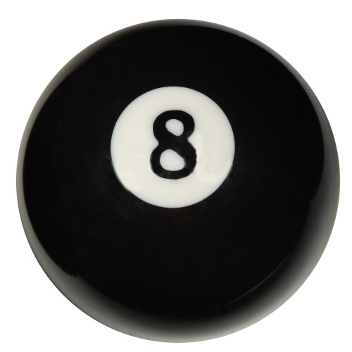 Iszy Billiards Μπάλα 8 Ρυθμισμένου Μεγέθους 2 1/4" Πίνακας Μπιλιάρδου