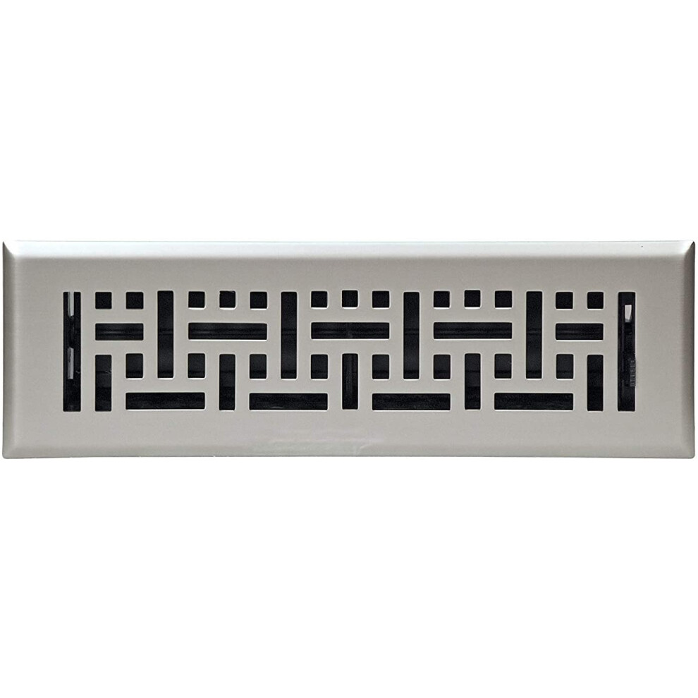 Hartford Ventilation Floor Register 2    x 10     Decor Vent Cover for Home  Heavy Duty Metal Design with Scratch Resistant Fi