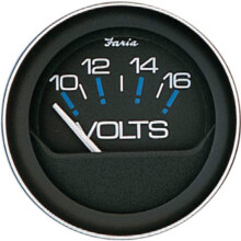 FARIA BEEDE 13010 Coral 10-16V Voltmeter, 2"