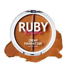 Ruby Kisses Cream Foundation 3D Face Creator 2-farbige Foundation und Concealer, 12 Stunden Halt, mittlere bis vollst?ndige Deckkraft (Level 9)