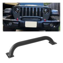 KUAFU Grille Winch Brush Guard Compatible With 2018-2023 Jeep Wrangler