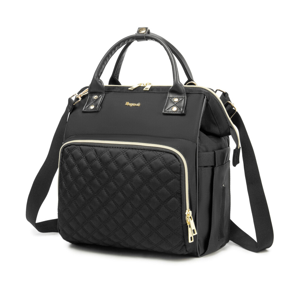 Ezgnuk Small Diaper Bag, Mini Baby Backpack, Multi-function Waterproof Travel Tote Work Bag