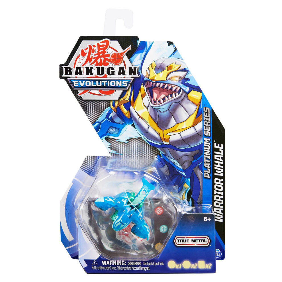 Bakugan Evolutions 2022 Platinum Series Die-Cast Aquos Warrior Whale