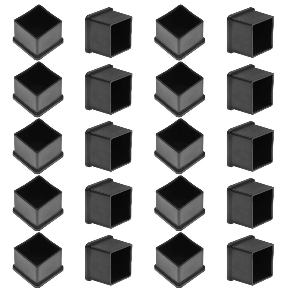 Bonsicoky 20 Pezzi Tappi Per Gambe Mobili Quadrati 1-3/16"" X 1-3/16"" (30 X 30
