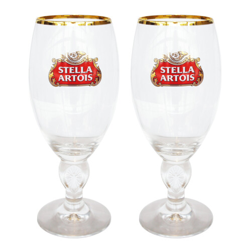 Stella Artois Sterkelk van 40 centiliter, set van 2