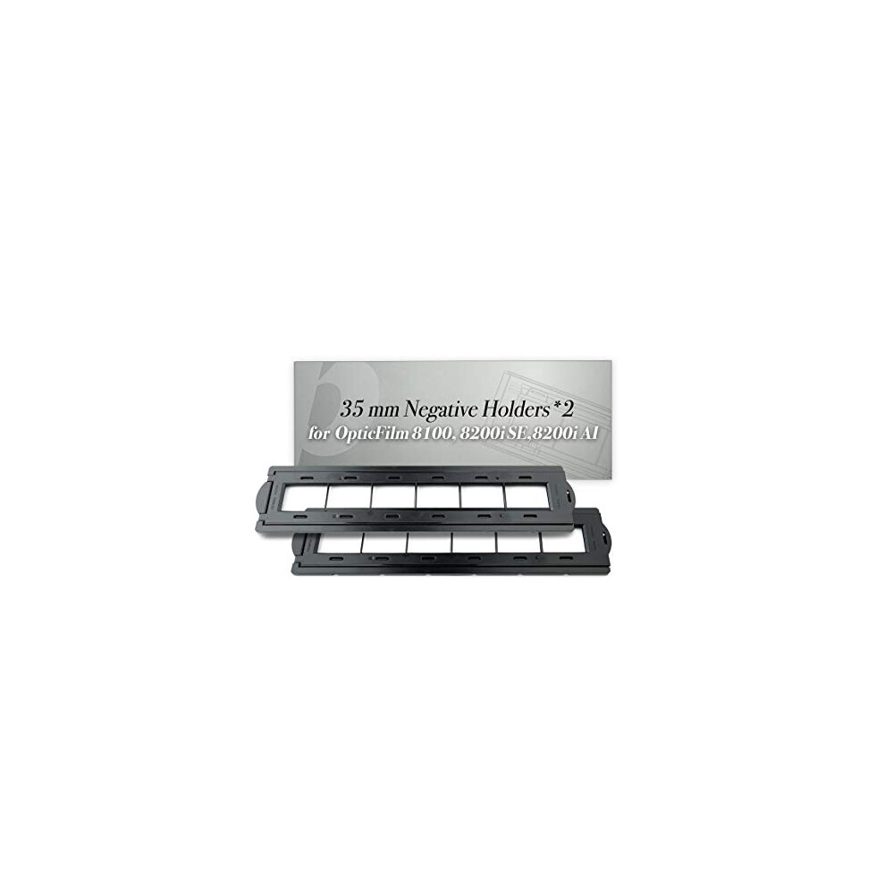 Plustek 2 x 35 mm Negative Holders (Negative Film), for OpticFilm 72~82 Series use only (8100 & 8200i se & 8200i ai)